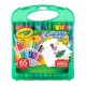 Crayola® Maletín Rotuladores Lavables 65 Piezas