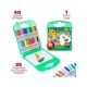 Crayola® Maletín Rotuladores Lavables 65 Piezas