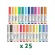 Crayola® Maletín Rotuladores Lavables 65 Piezas