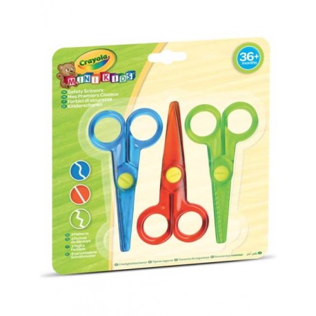 Crayola® 3 Tijeras Seguras Mini Kids