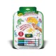Crayola® Pizarra con 4 Rotuladores Lavables y Borrador