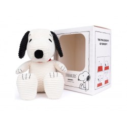 Bon Ton Toys: Snoopy  Sentado Pana Crema 27 cm. en Caja Regalo