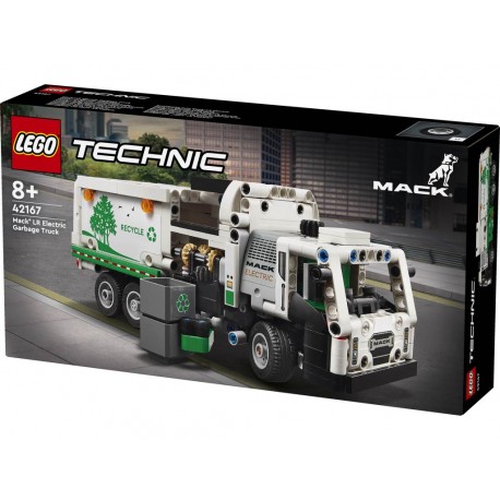LEGO® 42167 Camión de Residuos Mack® LR Electric