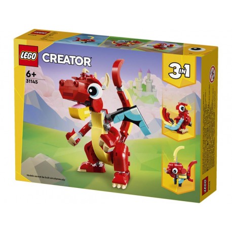 LEGO® 31145 Dragón Rojo