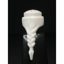 PL_0370 Pelo Trenza Fina Blanco