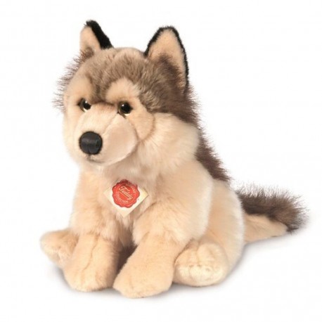 Peluche Lobo Sentado 29 cm.