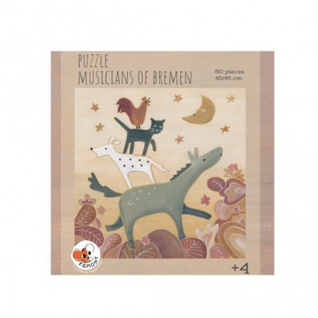 Egmont Toys: Puzzle 60 Piezas Músicos de Bremen