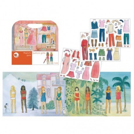 Egmont Toys:  Juego Magnético Fashion Girls