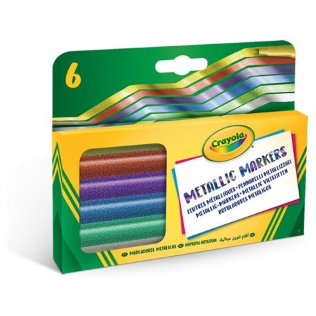 Crayola® 6 Rotuladores Metalizados
