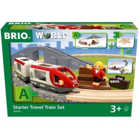 BRIO® 36079 Set Ferroviario de Viaje Básico