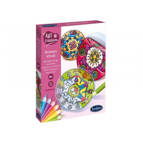 Sentosphère: Stickers Vitrail Mandalas
