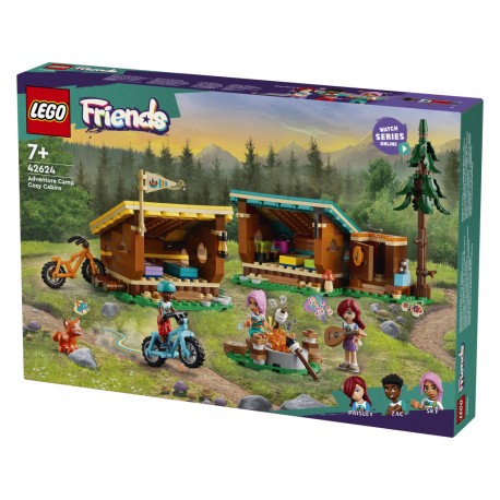 LEGO® 42624  Campamento de Aventura: Cabañas Confortables