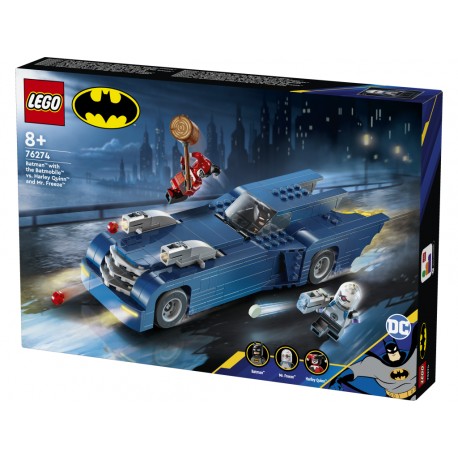 LEGO® 76274 Batman™ con Batmóvil vs. Harley Quinn™ y Mr. Freeze™