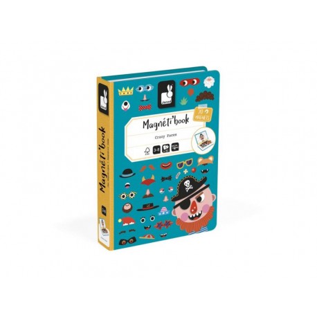 Janod Magneti'Book Crazy Faces Chicos