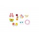 Janod 4 Joyas de Madera para Crear Flower Garden