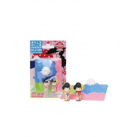 Iwako® Set Gomas de Borrar Monte Fuji & Maiko