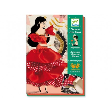 Djeco: Cartas con Frufrú - Costura Flamenca