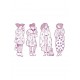 Djeco: Figuras para Colorear - Rosemary y sus Amigas