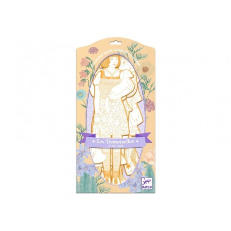 Djeco: Figuras para Colorear - Scout y sus Amigas