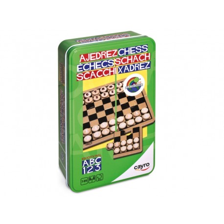 Cayro: Ajedrez Travel en Caja de Metal