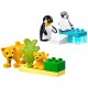 LEGO® 10442 Familias de la Fauna Salvaje: Pingüinos y Leones 