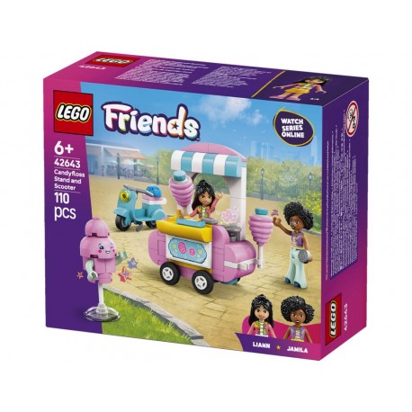 LEGO® 42643 Puesto de Algodón de Azúcar y Moto