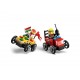 LEGO® 60458 Pack de Coches de Carreras: Pizza vs. Camión de Bomberos