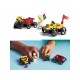 LEGO® 60458 Pack de Coches de Carreras: Pizza vs. Camión de Bomberos