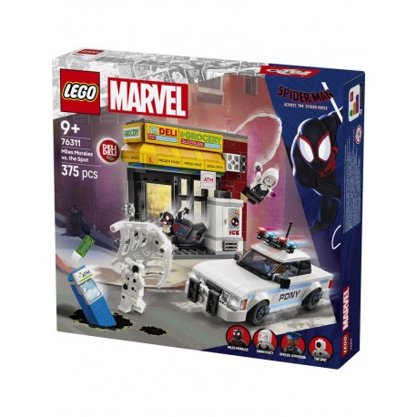 LEGO® 76311 Multiverso Arácnido: Miles Morales vs. Mancha