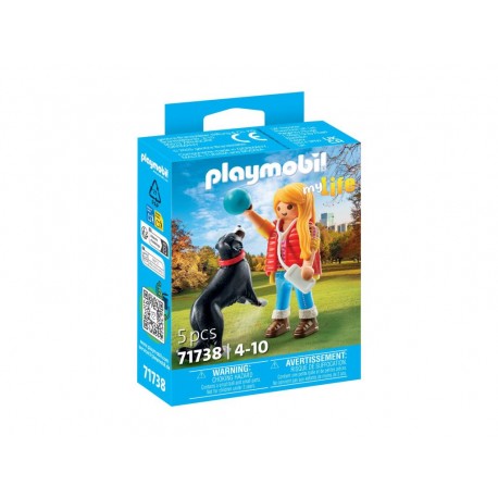 Playmobil® 71738 Mujer con perro de montaña