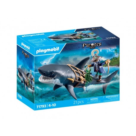 Playmobil® 71793 Tiburón Gigante con Pirata