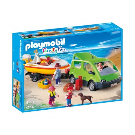 Playmobil® 4144 Coche Familiar con Lancha