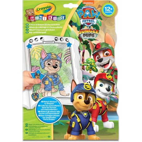 Crayola® Libro para Colorear y Stickers Paw Patrol