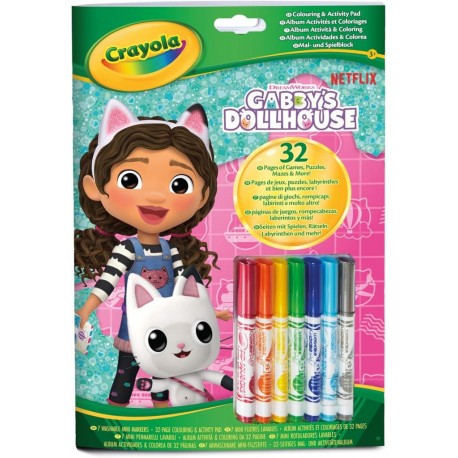 Crayola® Libro de Actividades y para Colorear Gabby's House