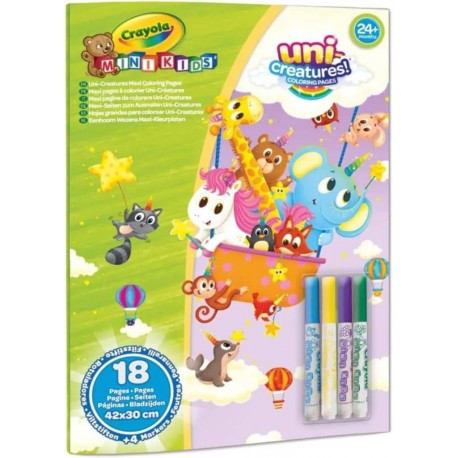 Crayola® Album Maxi para Colorear con 4 Rotuladores