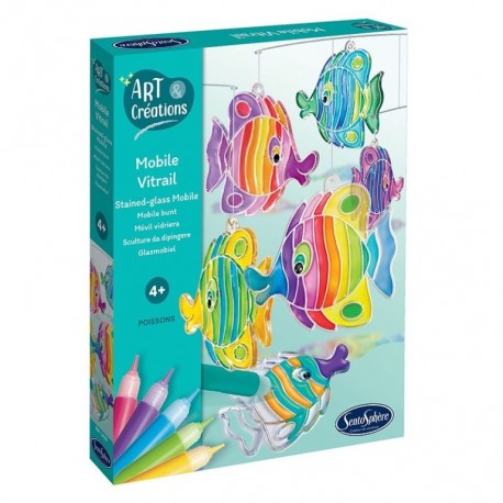 Sentosphère: Kit Móvil Vidriera Peces