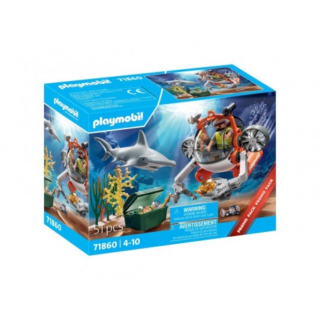 Playmobil® 71860 Búsqueda del tesoro con submarino