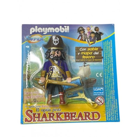 PLAYMOBIL 30795903 CAPITAN PIRATA SHARKBEARD