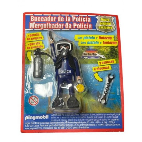 PLAYMOBIL 30798543 BUCEADOR DE LA POLICIA