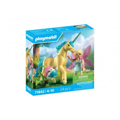 Playmobil® 71842 Coleccionable Unicornio Sunshine Blossom con Hada