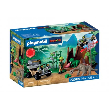 Playmobil® 72069 Escondite de Dinosaurios