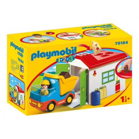 Playmobil® 70184 Camión Volquete con Garaje