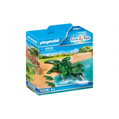 Playmobil® 70358 Cocodrilo con Crías