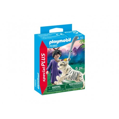 Playmobil® 70382 Luchadora con Tigre Asiático