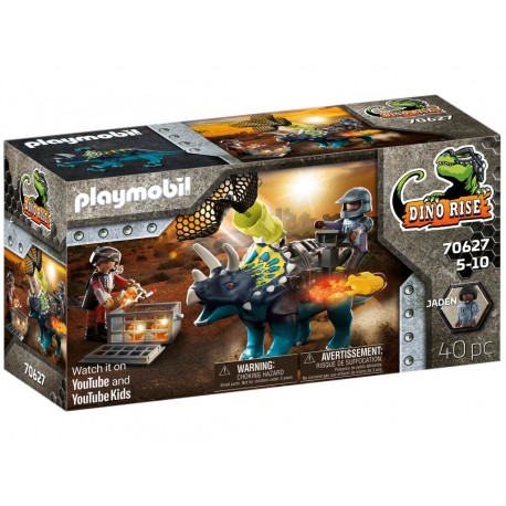 Playmobil® 70627 Triceratops: Disturbios por las Piedras Legendarias