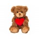 Hermann Teddy 91330 Oso Teddy Marrón con Corazón 20 Cm.