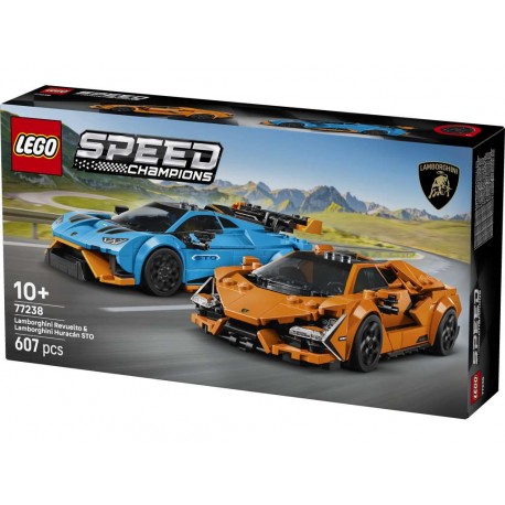 LEGO® 77238 Lamborghini Revuelto y Huracán STO