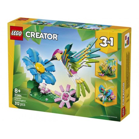 LEGO® 31384 Fauna Salvaje: Colibrí de Colores