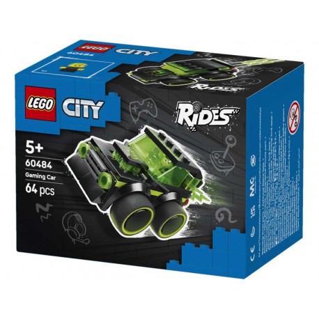LEGO® 60484 Vehículos: Coche de Carreras de Videojuego