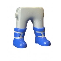 PIERNAS_0791 Pantalón Arena Enano Bota Campesino Azul Zafiro 